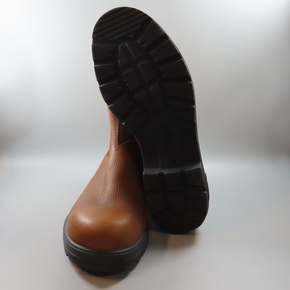 Blundstone 2247 Pebbled Leather Chelsea Slip On  Boot Brown US 11.5 AU 10.5 main image 10